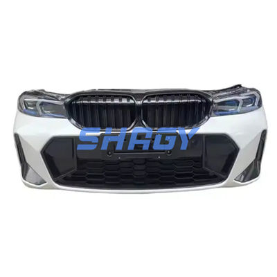 Carbon FIber Look Car Front Lip For BMW 3 Series G20 2018-2022 Nose Cut