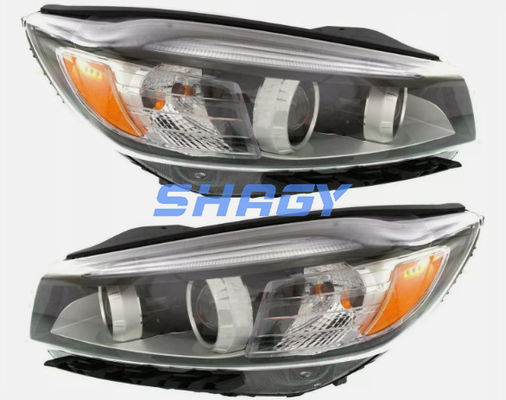 Fits 2016 2017 2018 Kia Sorento Headlight Halogen W LED Light Bar Set 2pcs Pair