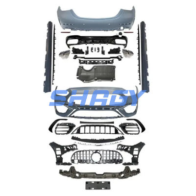 C63 AMG Car Accessories Auto Parts Front Bumper Lip Grille Body Kit For Benz W206